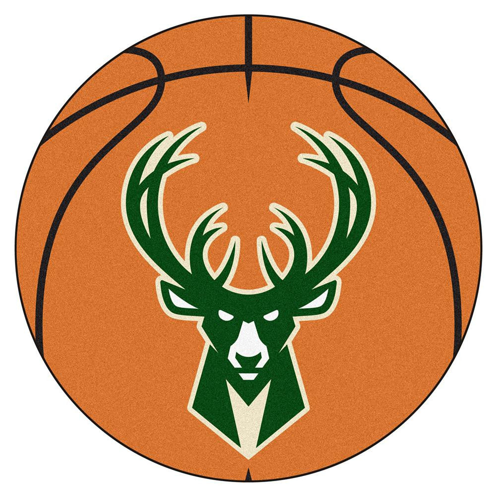Milwaukee Bucks NBA Basketball Mat (29 diameter)
