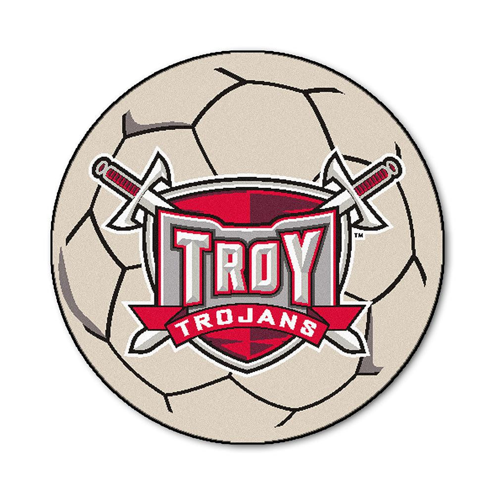 Troy State Trojans NCAA Soccer Ball Round Floor Mat (29)