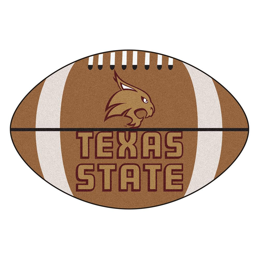 Texas State Bobcats NCAA Football Floor Mat (22x35)