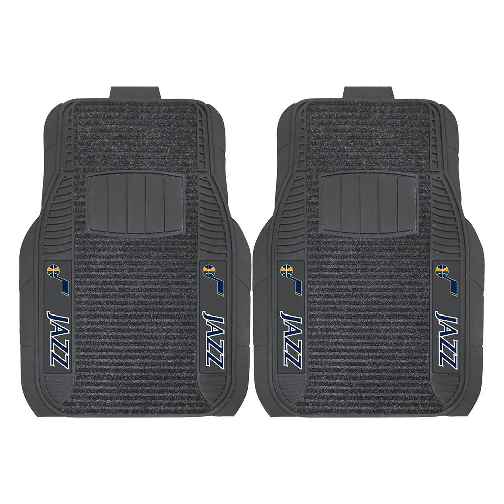 Utah Jazz NBA Deluxe 2-Piece Vinyl Car Mats (20x27)