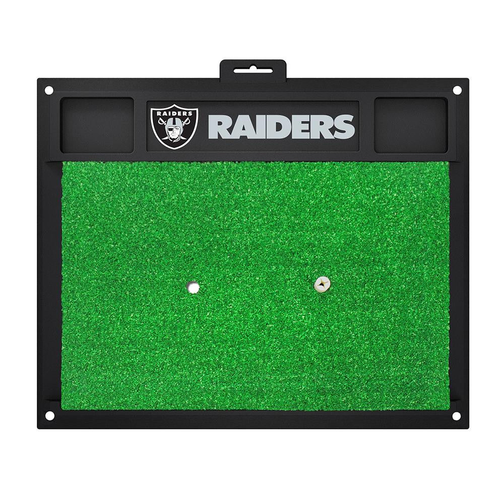 Oakland Raiders NFL Golf Hitting Mat (20in L x 17in W)