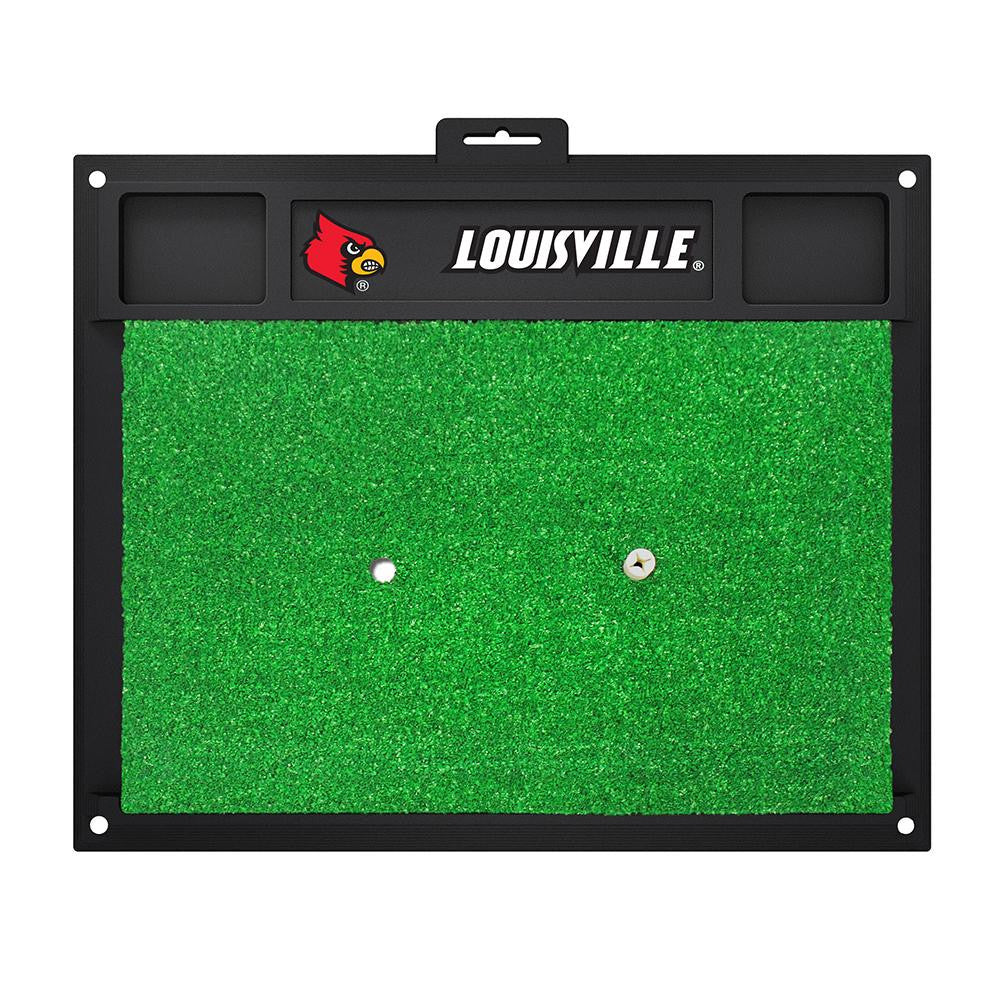 Louisville Cardinals NCAA Golf Hitting Mat (20in L x 17in W)
