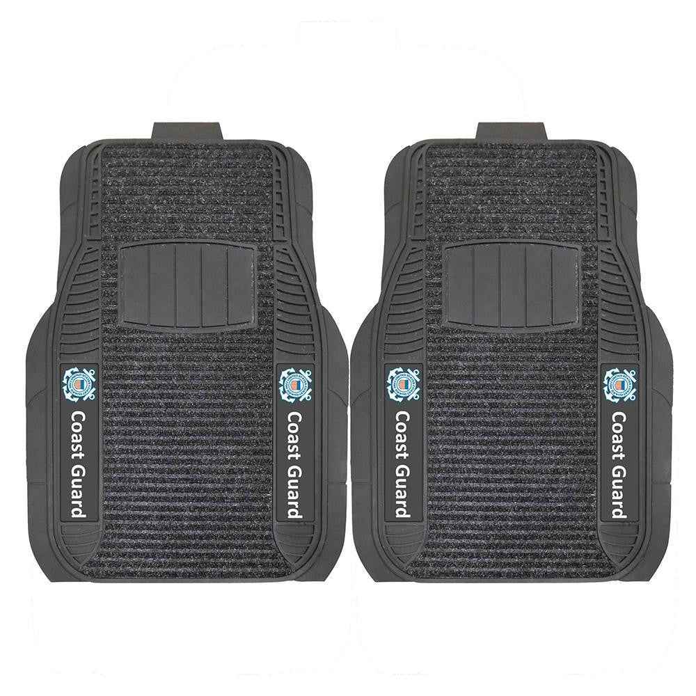 US Coast Guard Armed Forces Deluxe 2-Piece Vinyl Car Mats