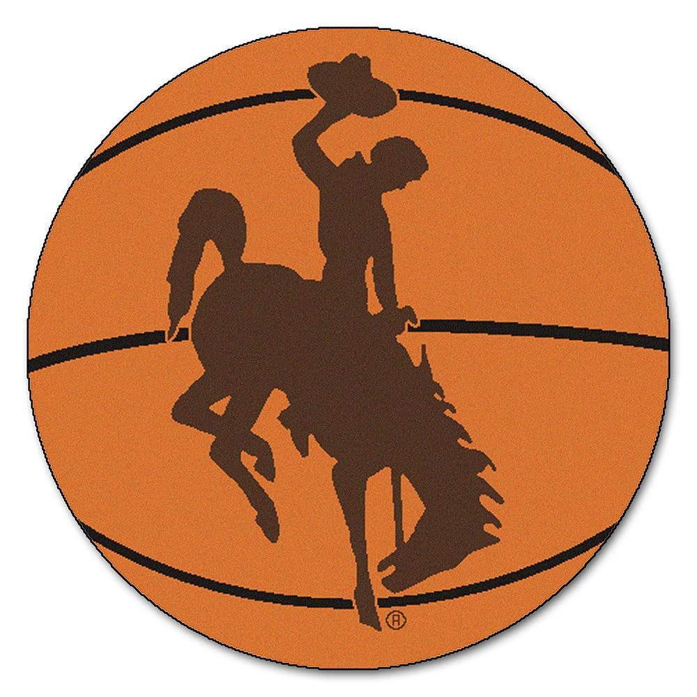 Wyoming Cowboys NCAA Basketball Round Floor Mat (29)