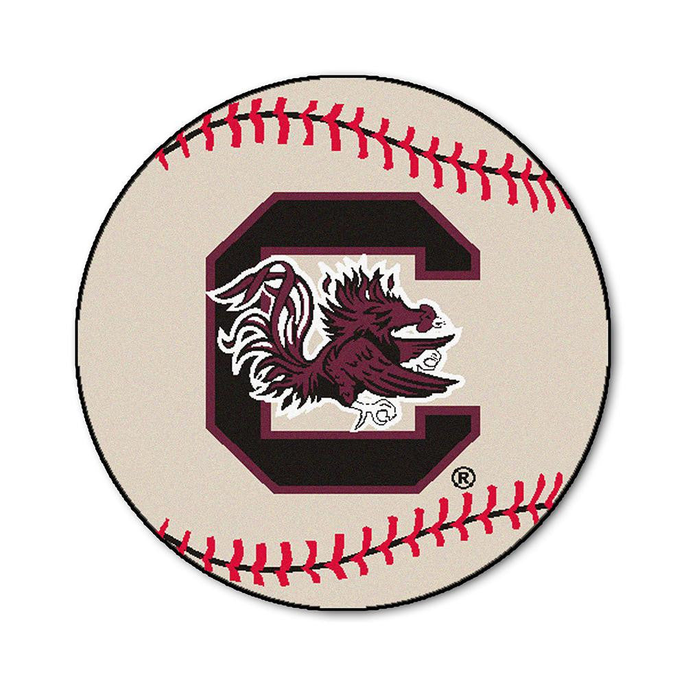 South Carolina Fighting Gamecocks NCAA Baseball Round Floor Mat (29)