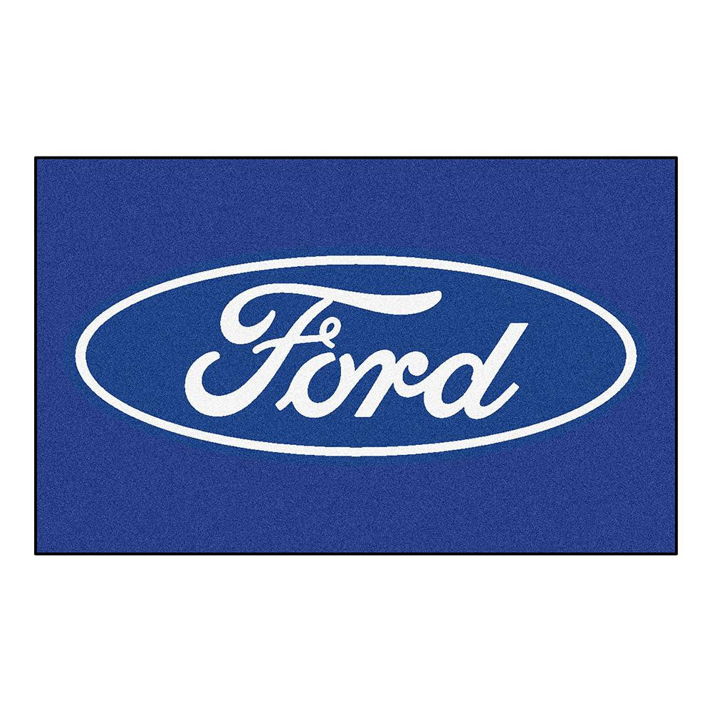 Ford Ford Oval 4x6 Rug (46x72)