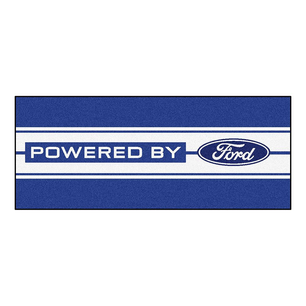 Ford Ford Oval with Stripes Floor Runner (29.5x72)