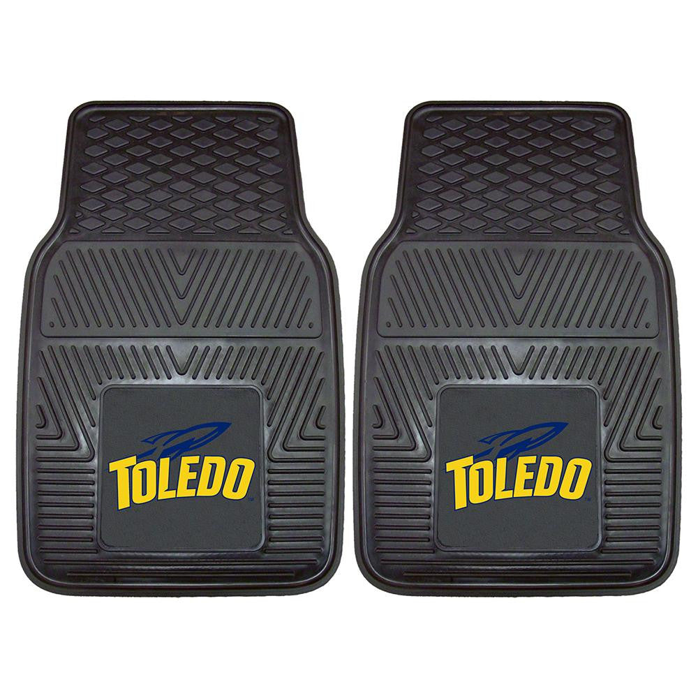 Toledo Rockets NCAA Heavy Duty 2-Piece Vinyl Car Mats (18x27)
