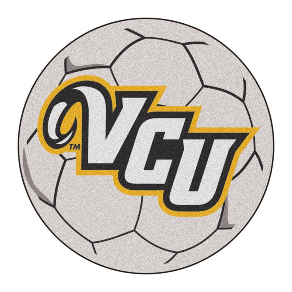 Virginia Commonwealth Rams NCAA Soccer Ball Round Floor Mat (29)