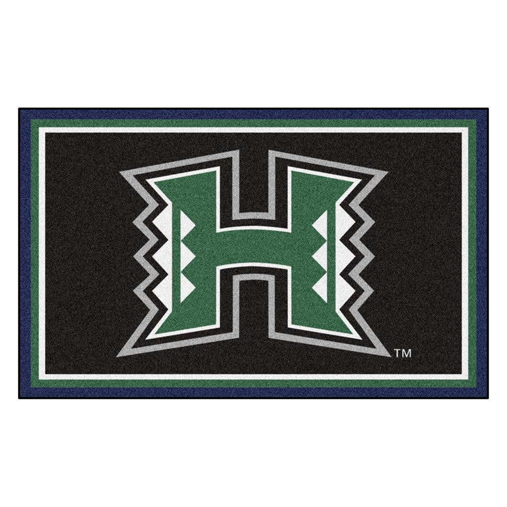 Hawaii Rainbow Warriors NCAA 4x6 Rug (46x72)