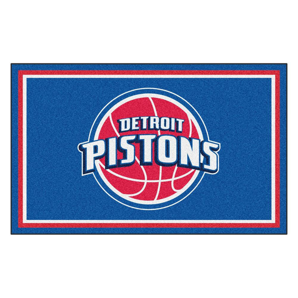 Detroit Pistons NBA 4x6 Rug (46x72)
