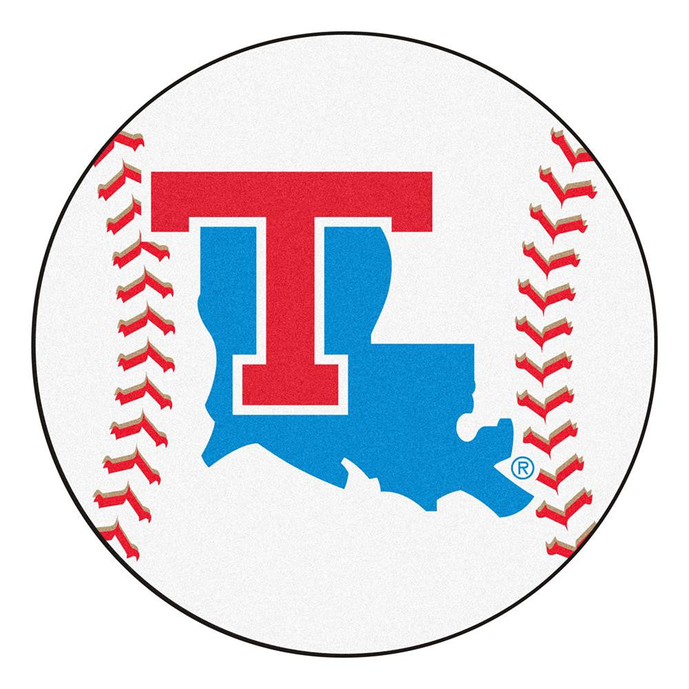 Louisiana Tech Bulldogs NCAA Baseball Round Floor Mat (29)