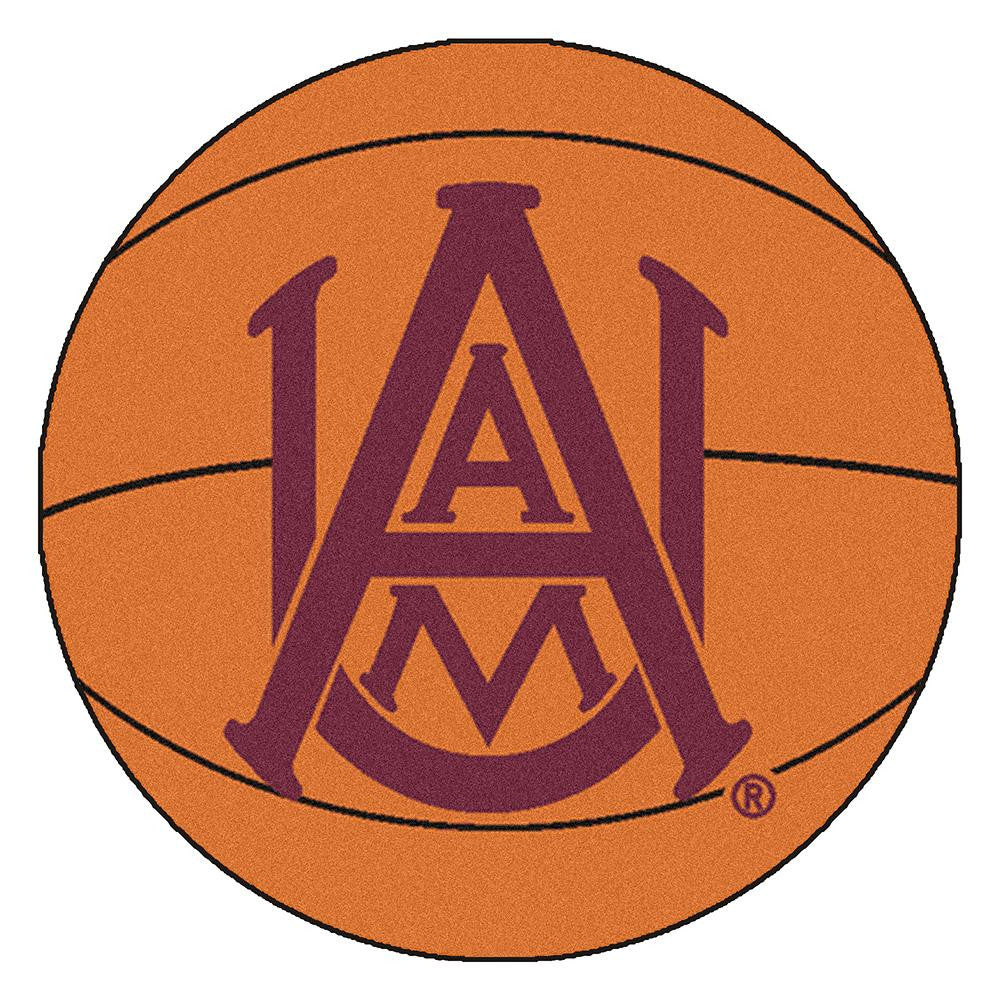 Alabama A&M Bulldogs NCAA Basketball Round Floor Mat (29)
