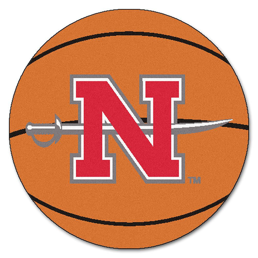 Nicholls State Colonels NCAA Basketball Round Floor Mat (29)