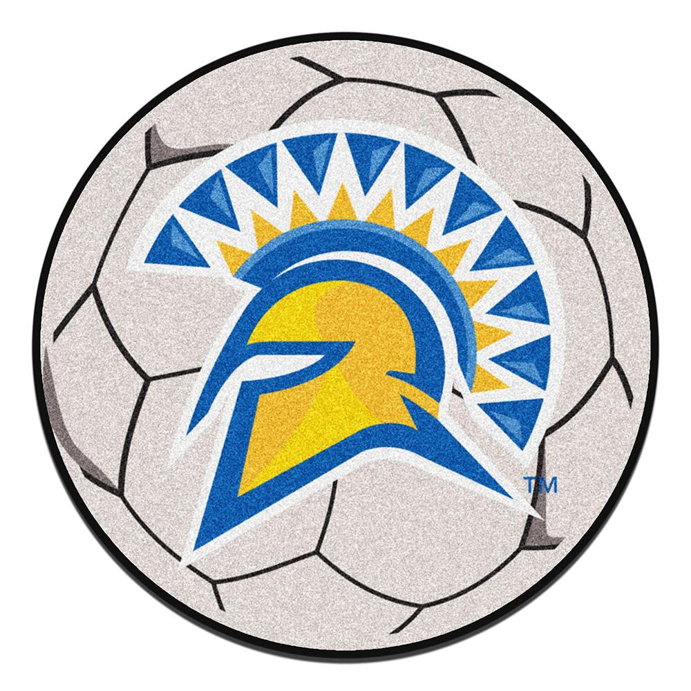 San Jose State Spartans NCAA Soccer Ball Round Floor Mat (29)