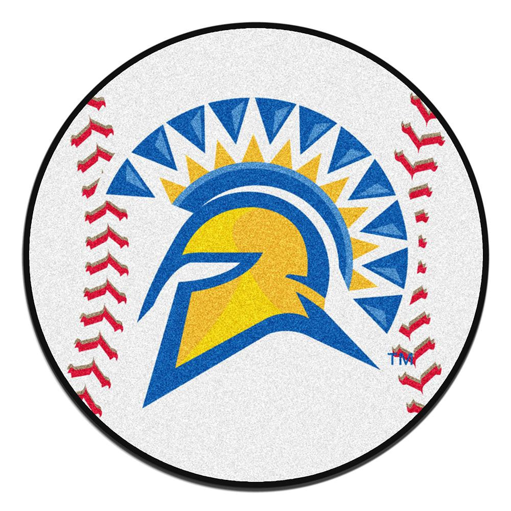 San Jose State Spartans NCAA Baseball Round Floor Mat (29)