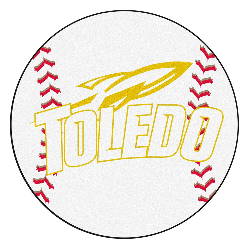 Toledo Rockets NCAA Baseball Round Floor Mat (29)