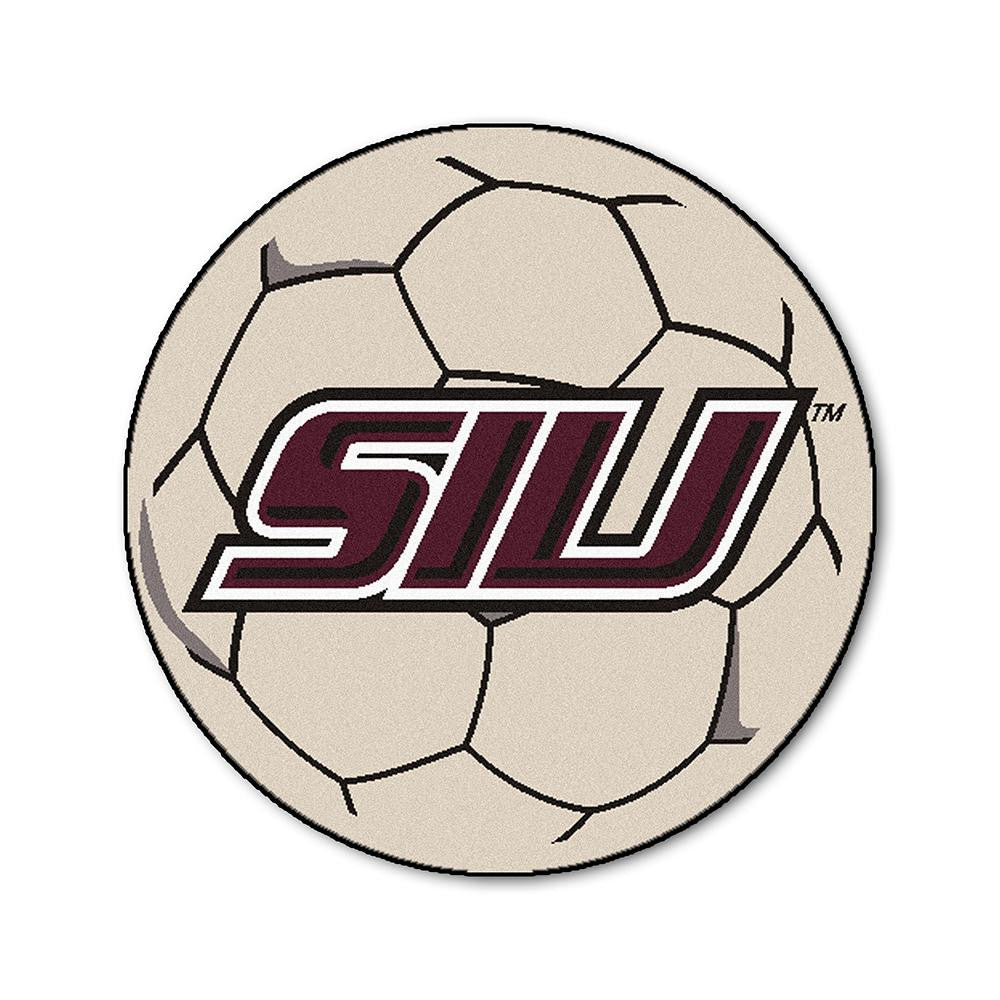Southern Illinois Salukis NCAA Soccer Ball Round Floor Mat (29)
