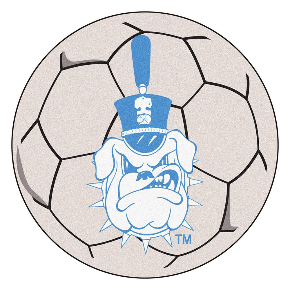 Citadel Bulldogs NCAA Soccer Ball Round Floor Mat (29)