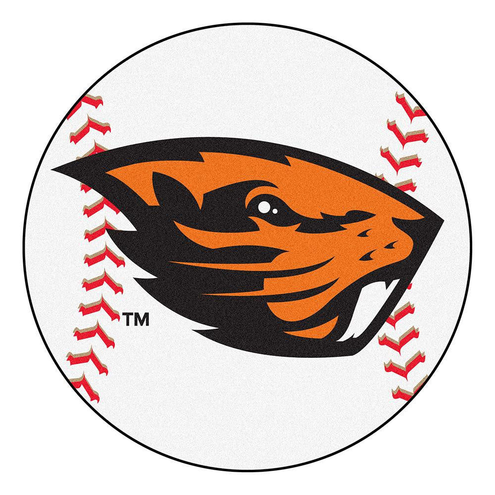 Oregon State Beavers NCAA Baseball Round Floor Mat (29)