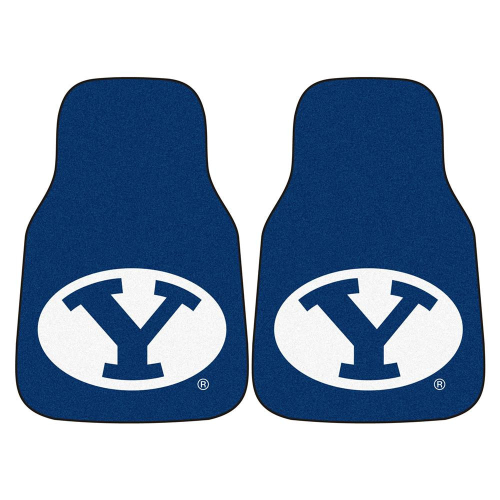 Brigham Young Cougars NCAA Car Floor Mats (2 Front)