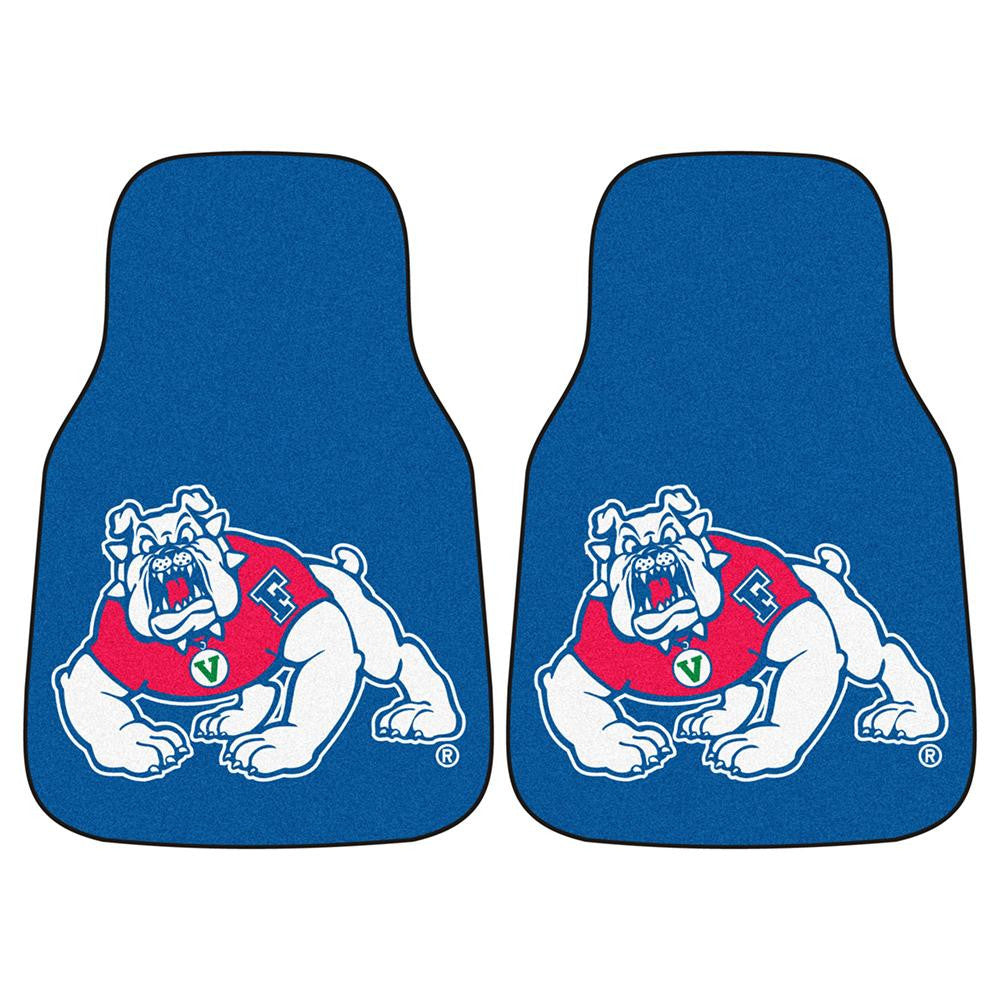 Fresno State Bulldogs NCAA Car Floor Mats (2 Front)
