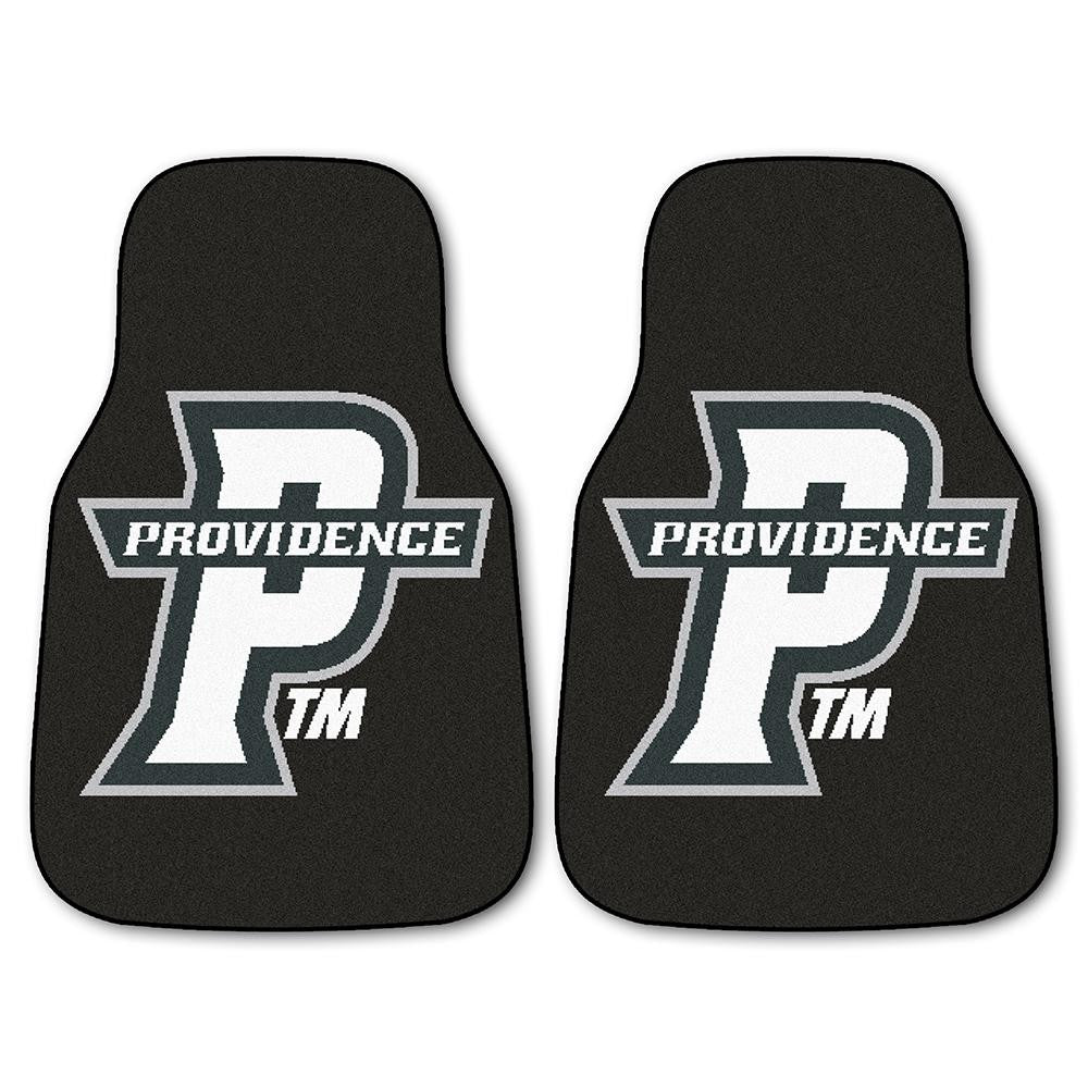 Providence Friars NCAA 2-Piece Printed Carpet Car Mats (18x27)
