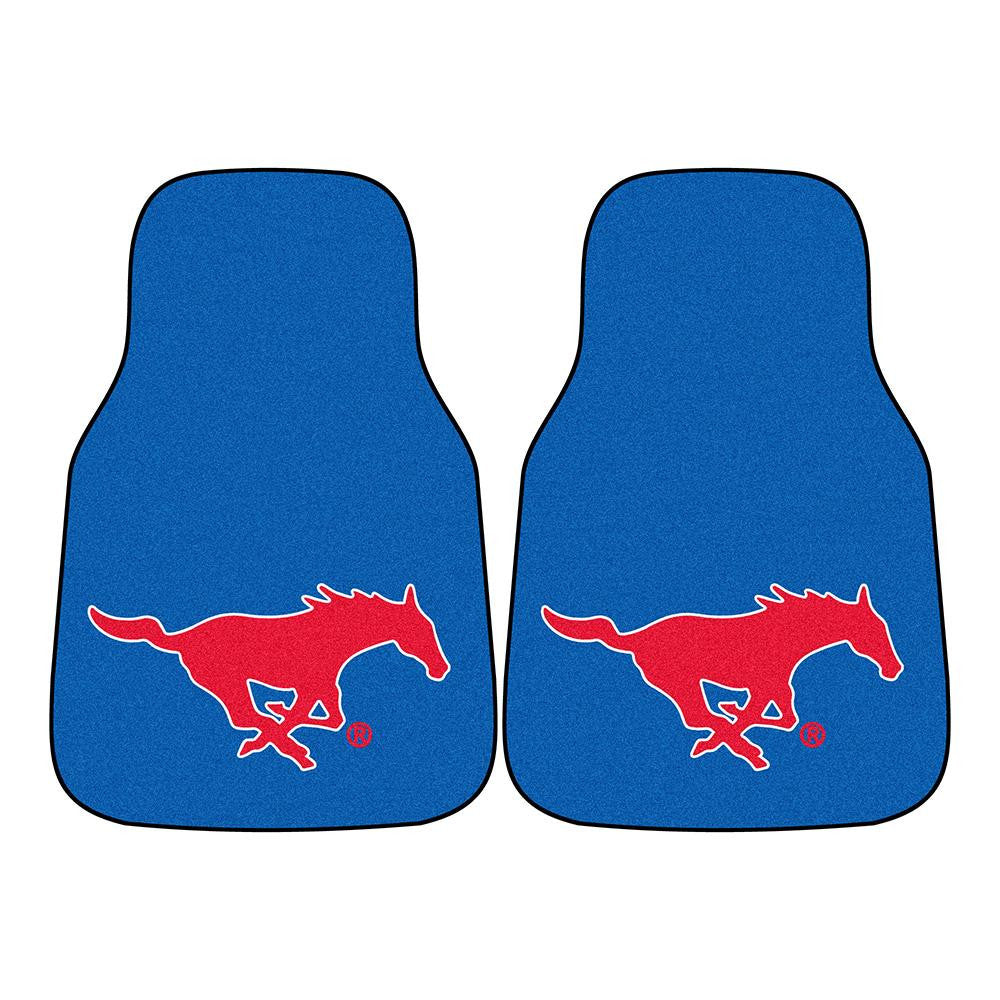 Southern Methodist Mustangs NCAA Car Floor Mats (2 Front)