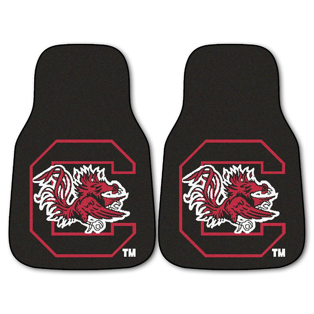 South Carolina Fighting Gamecocks NCAA Car Floor Mats (2 Front)