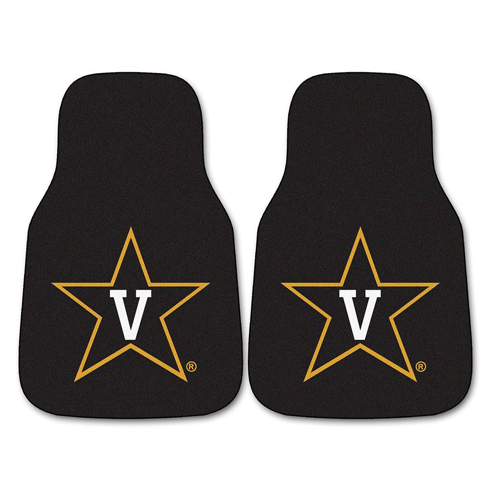 Vanderbilt Commodores NCAA Car Floor Mats (2 Front)