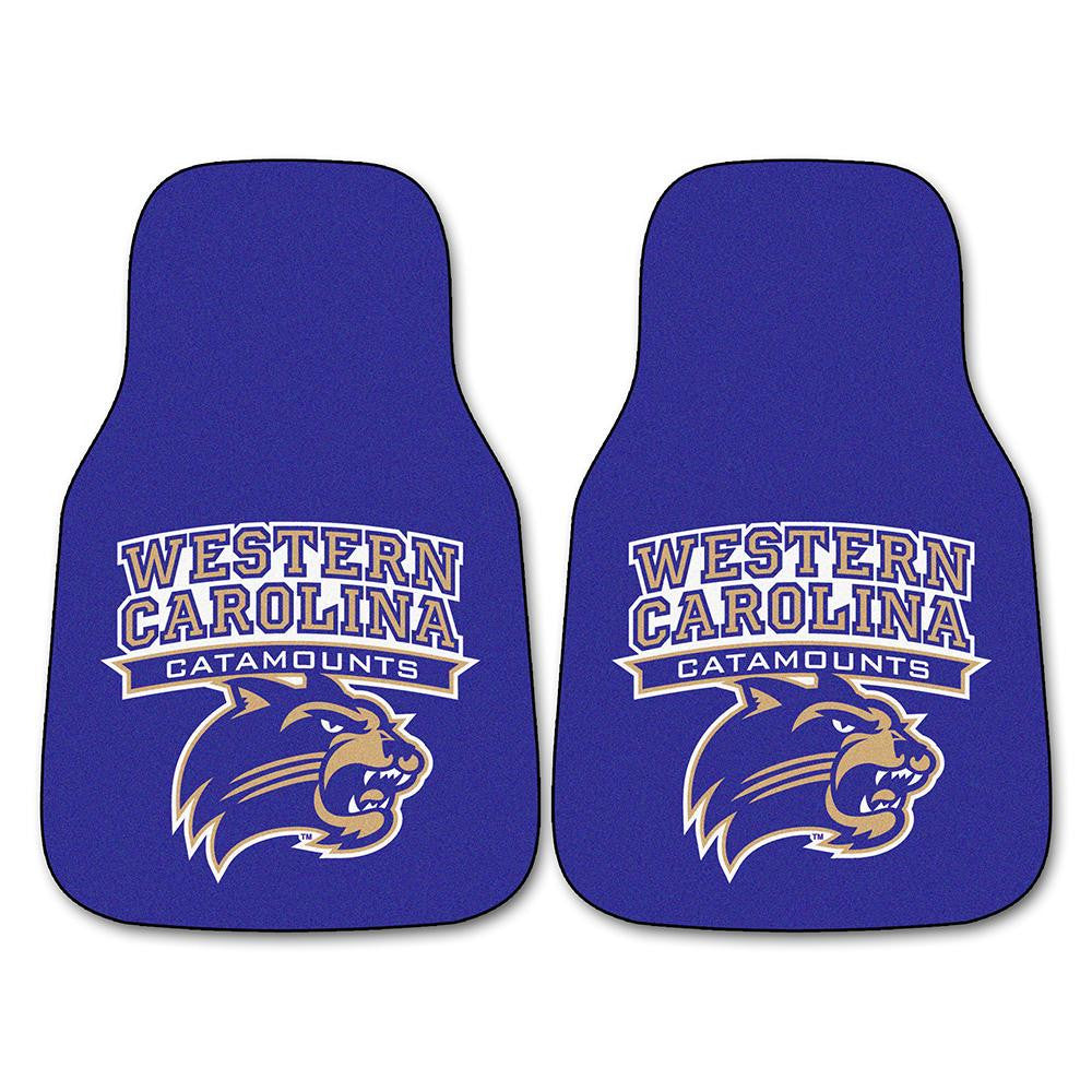 Western Carolina Catamounts NCAA Car Floor Mats (2 Front)