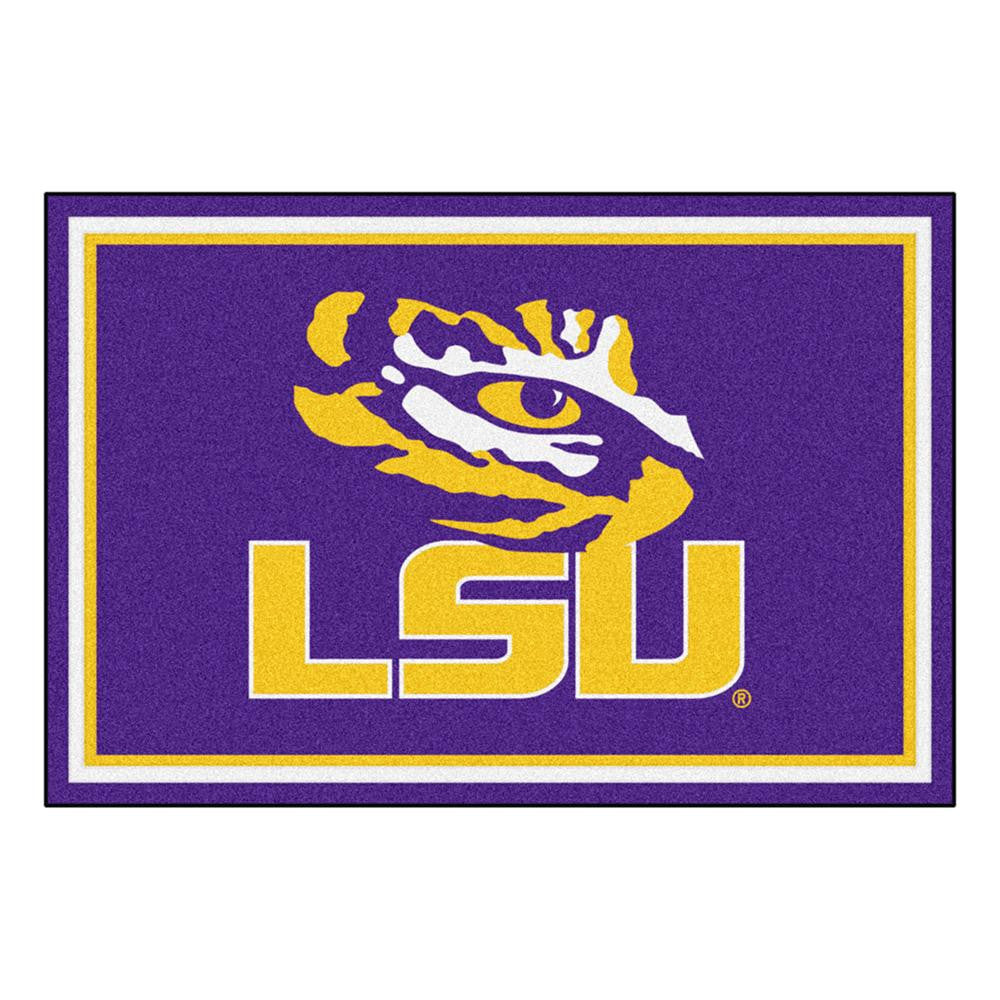 Louisiana State Fightin Tigers NCAA Floor Rug (60x96) LSU Logo