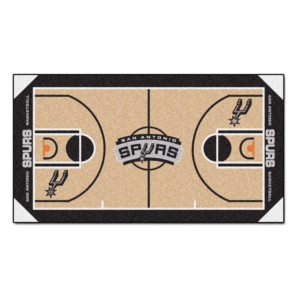 San Antonio Spurs NBA 2x4 Court Runner (24x44)