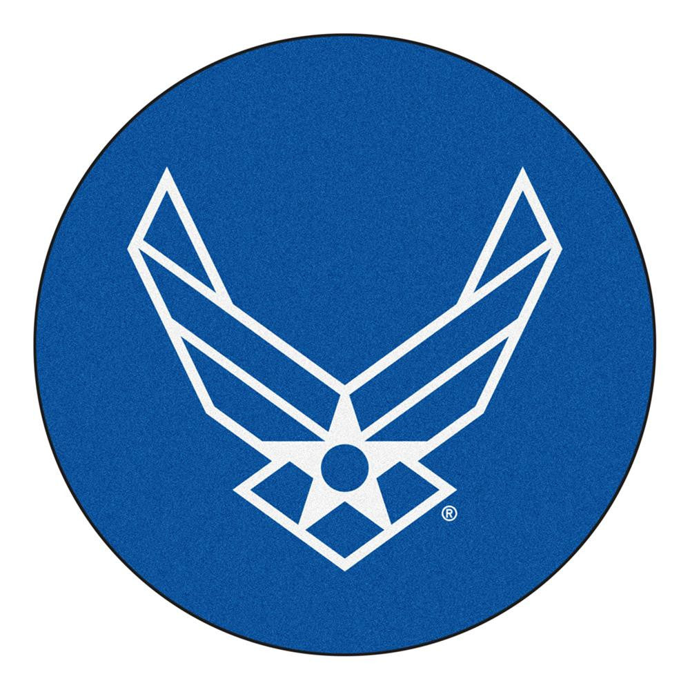 US Air Force Armed Forces 44in Round Mat