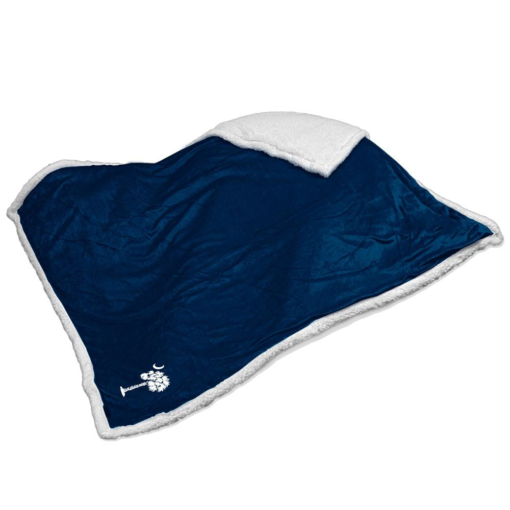 Palmetto Soft Plush Sherpa Throw Blanket (50in x 60in)