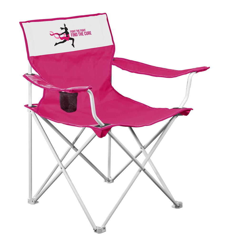 Breast Cancer Awareness Canvas Chair