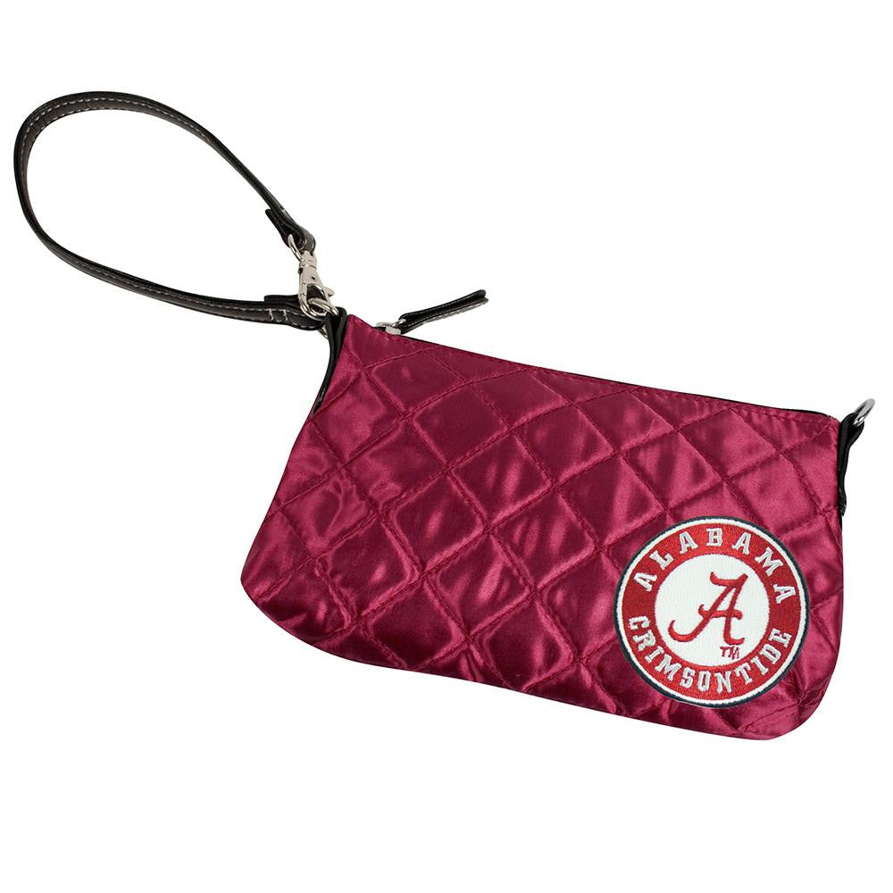 Alabama Crimson Tide NCAA Quilted Wristlet (Dark Red)