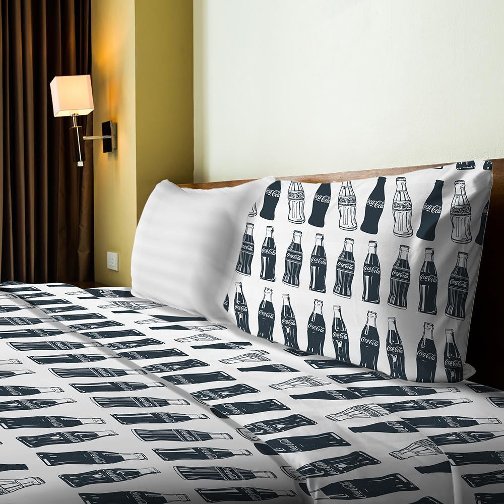 Coca Cola - Bottles Twin Sheet Set