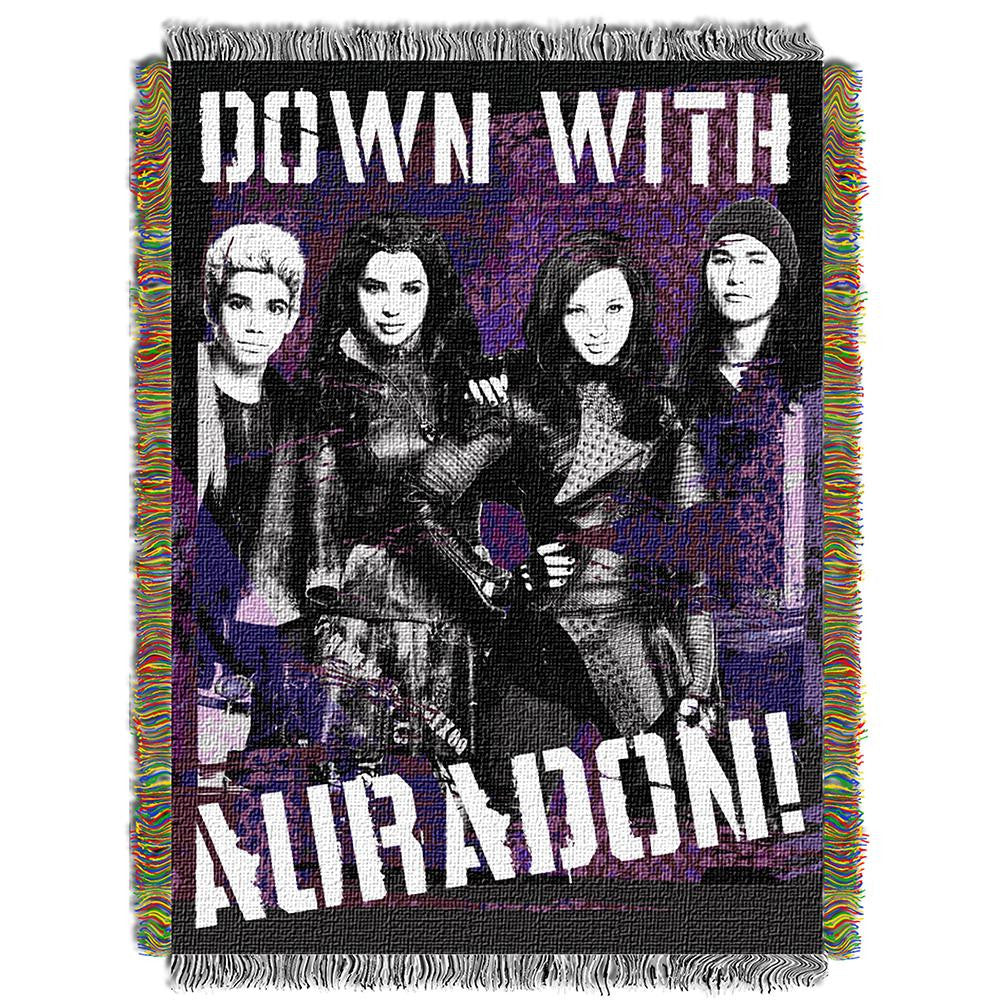 Disney Descendants Rotten Woven Tapestry Throw (48inx60in)