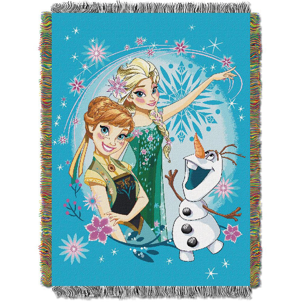 Disney's Frozen Frozen Fever Woven Tapestry Throw (48inx60in)