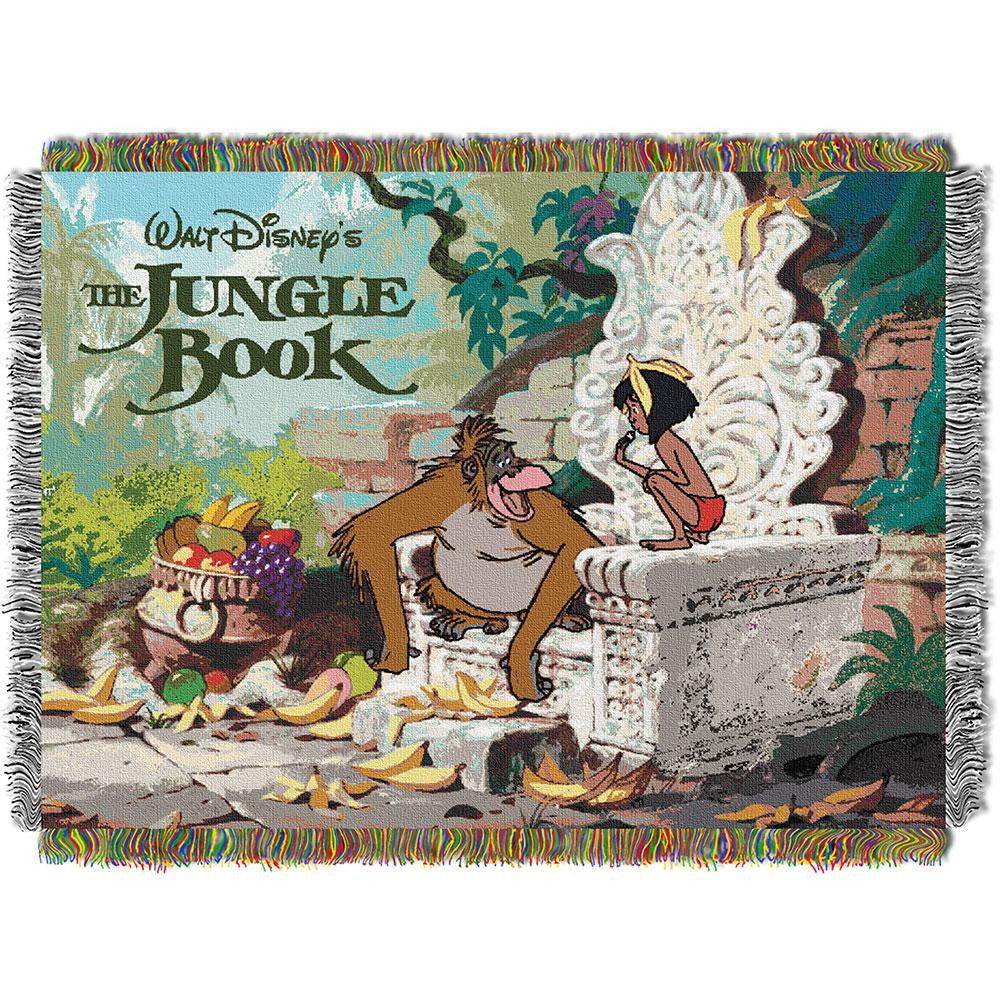 Disney Jungle Book King Louie 051 Woven Tapestry Throw Blanket (48x60)