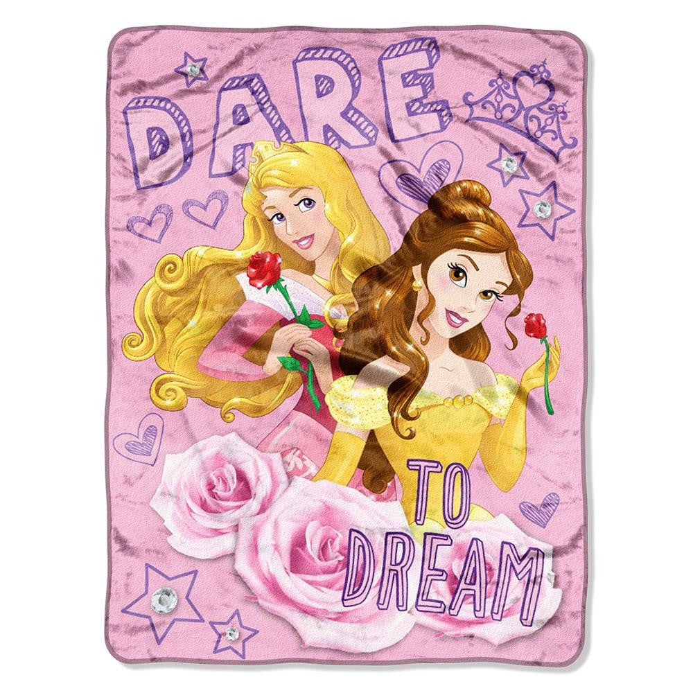 Princess - Dare to Dream Micro Raschel Blanket (46in x 60in)