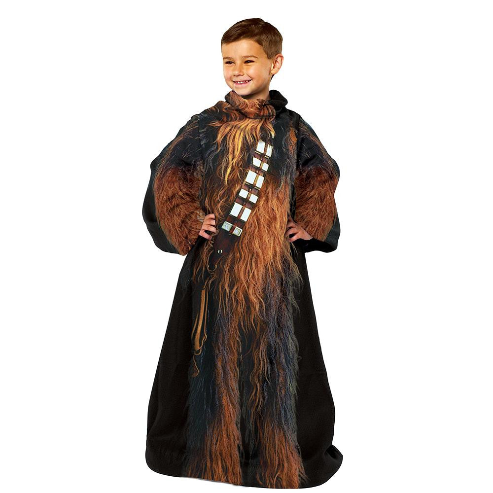 Star Wars Being Chewbacca Youth Comfy Throw Blanket w-Sleeves