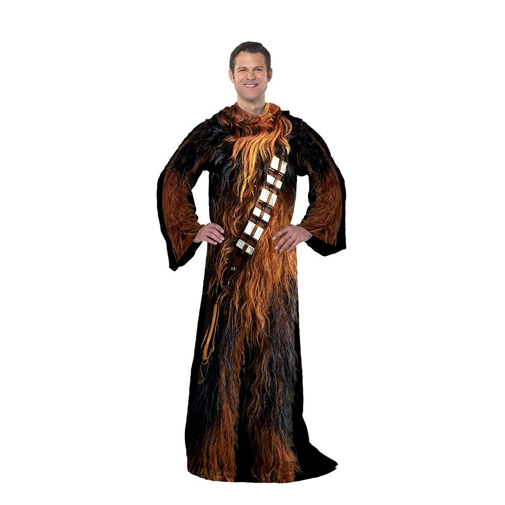 Star Wars Classic - Being Chewie Adult Comfy Throw Blanket with Sleeves