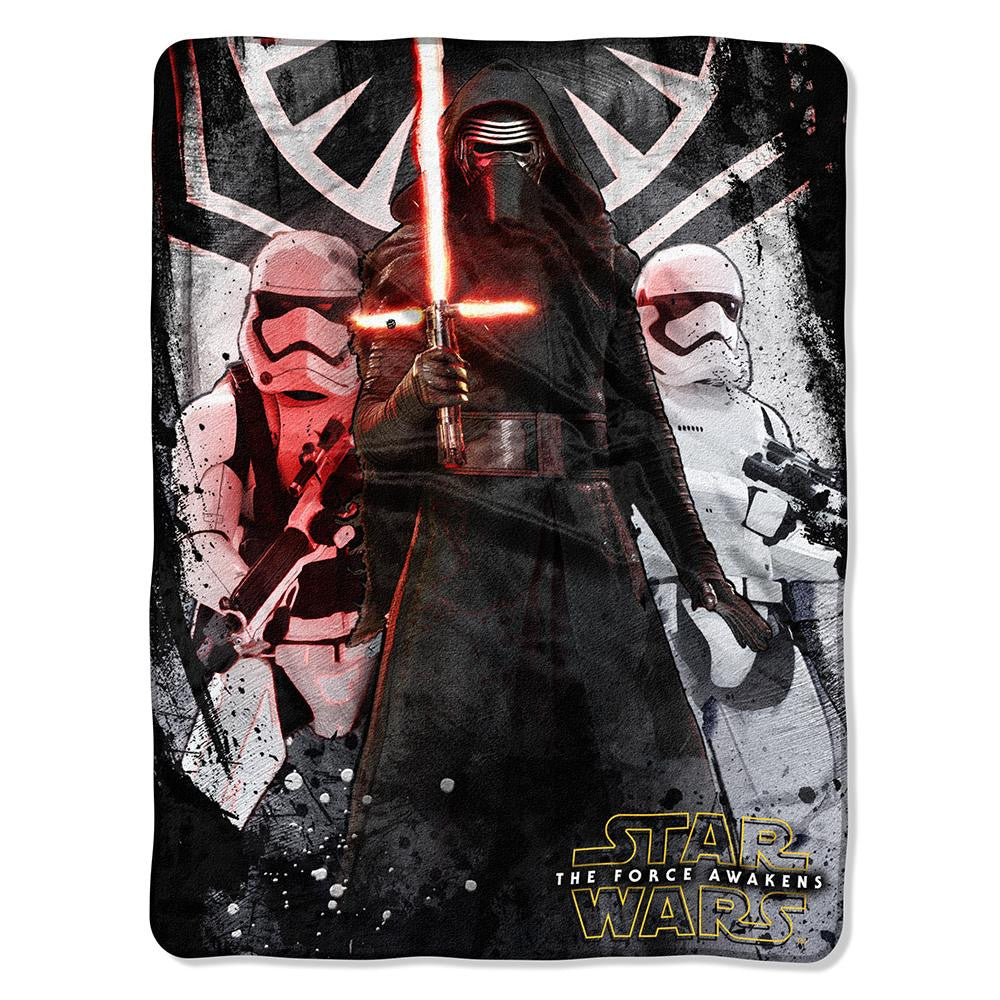 Star Wars EPS 7 - First Order Micro Raschel Blanket (46in x 60in)