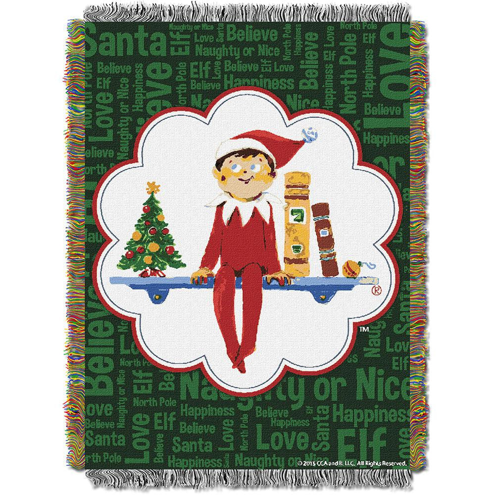 EOS Christmas Tradition 051 Woven Tapestry Throw Blanket (48x60)