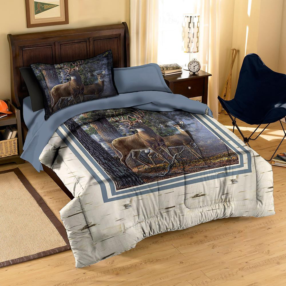 Hautman Bros - Wilderness Comforter Set Twin-Full (64 x 86)
