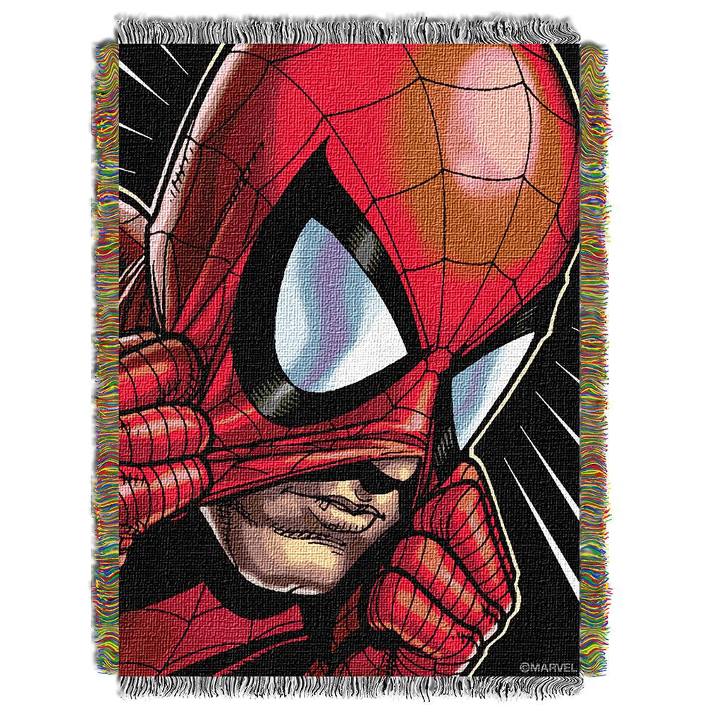 Marvel Peter Parker Woven Tapestry Throw (48inx60in)