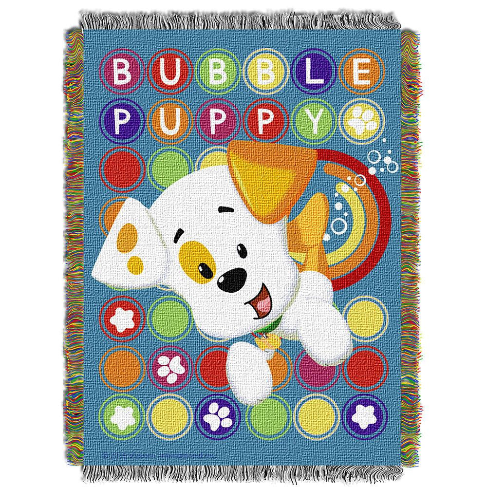 Bubble Guppies Puppy Pop Woven Tapestry Throw (48inx60in)
