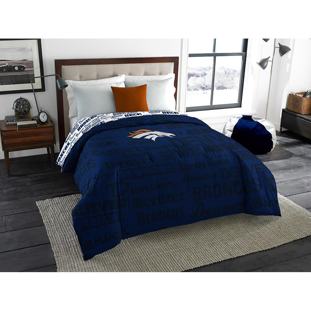 Denver Broncos NFL Full Comforter (Anthem) (76 x 86)